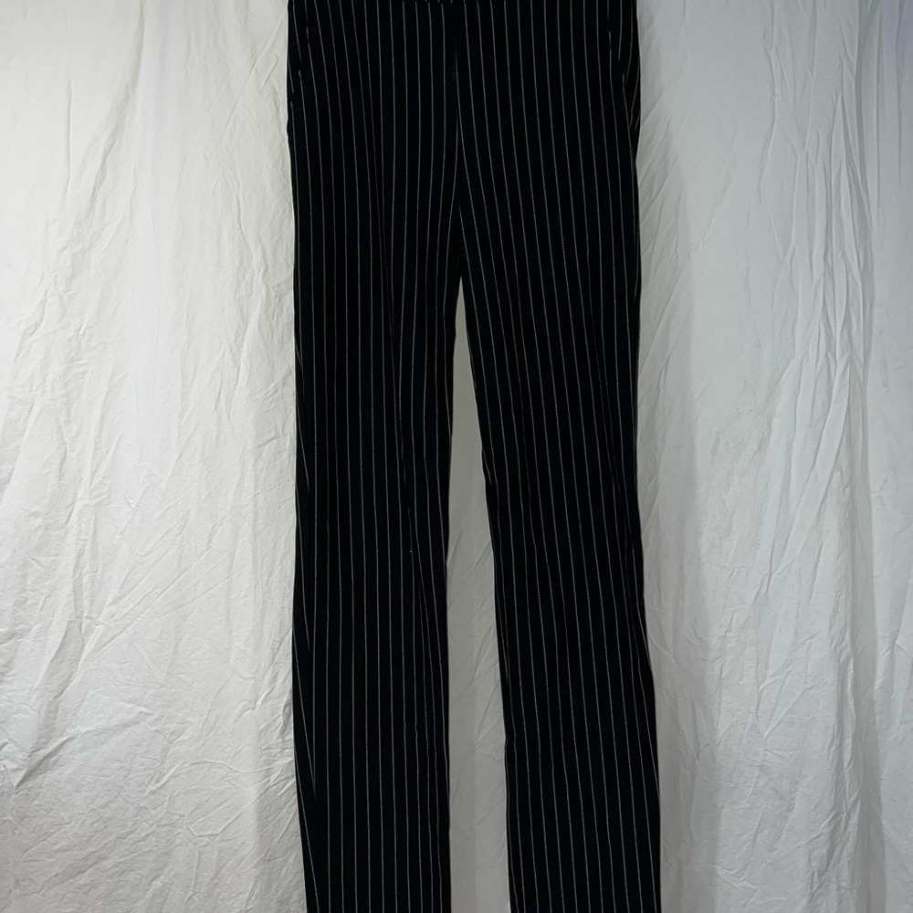Have Black and White Striped Pants